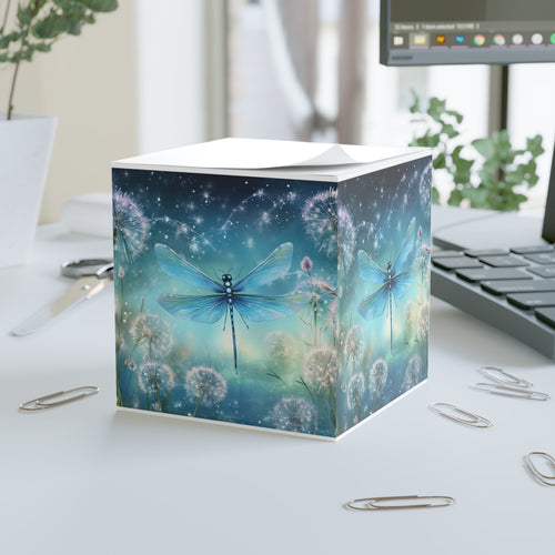 Enchanted Dragonfly Note Cube 🧚♀️✨