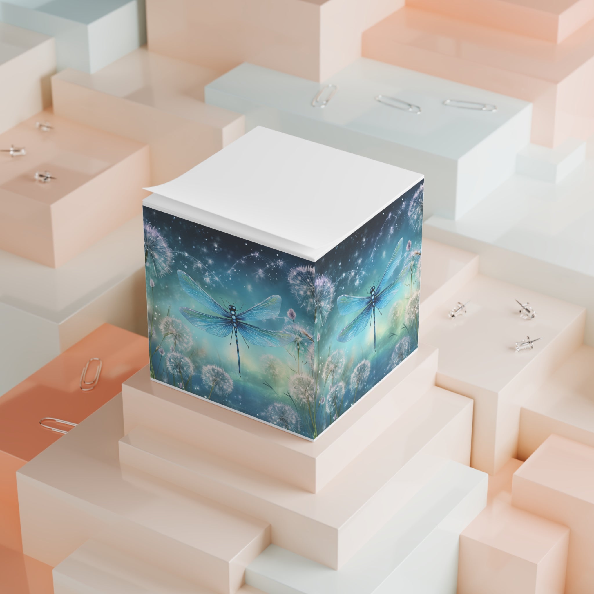 Enchanted Dragonfly Note Cube 🧚♀️✨